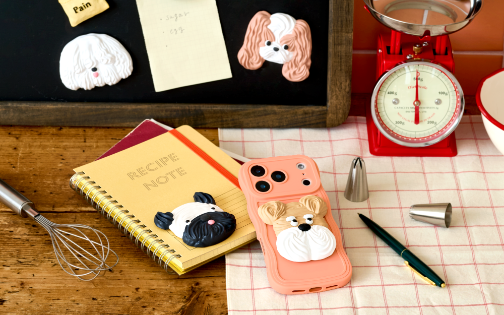 Dreams Pâtissticker Meringue Dogs 3D Decorative Sticker Series
