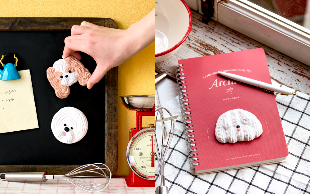 Dreams Pâtissticker Meringue Dogs 3D Decorative Sticker Series
