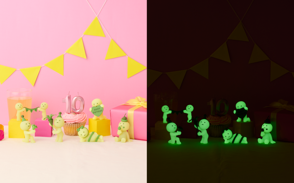 SMISKI Birthday Series Glow-in-the-Dark Mini Figure