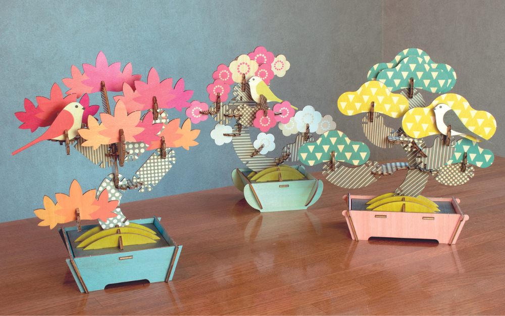 Dreams Play Plants Bonsai Wooden Puzzle