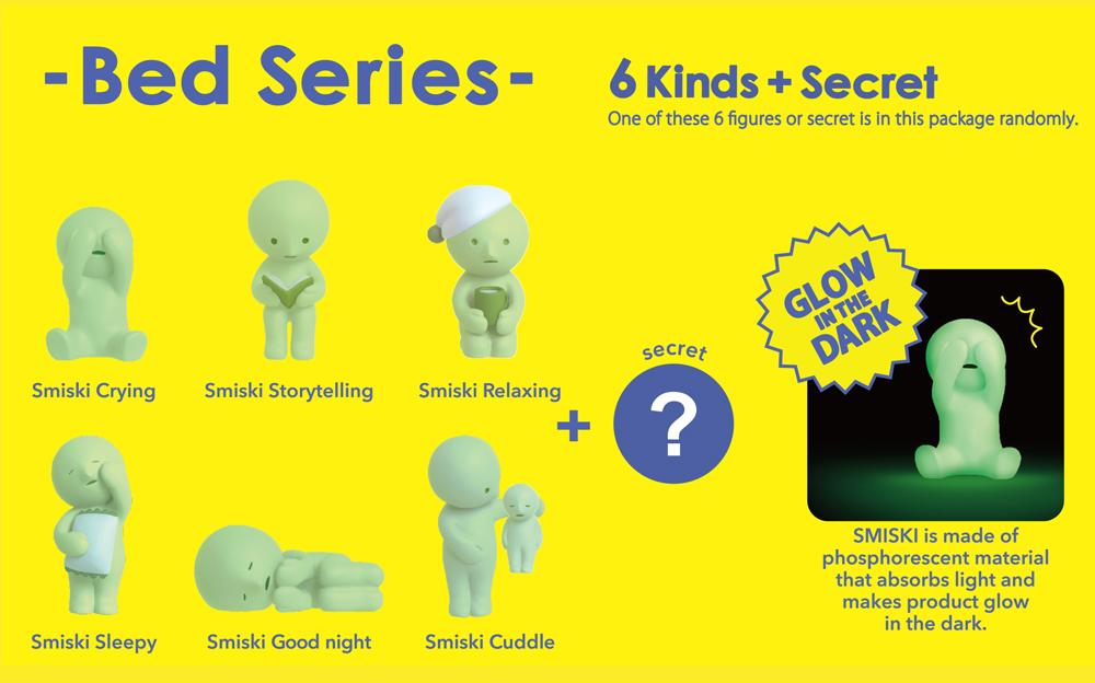 SMISKI Bed Series Glow-in-the-Dark Mini Figure